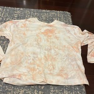 Long Sleeve Fake Tye-Dye Long Sleeve
